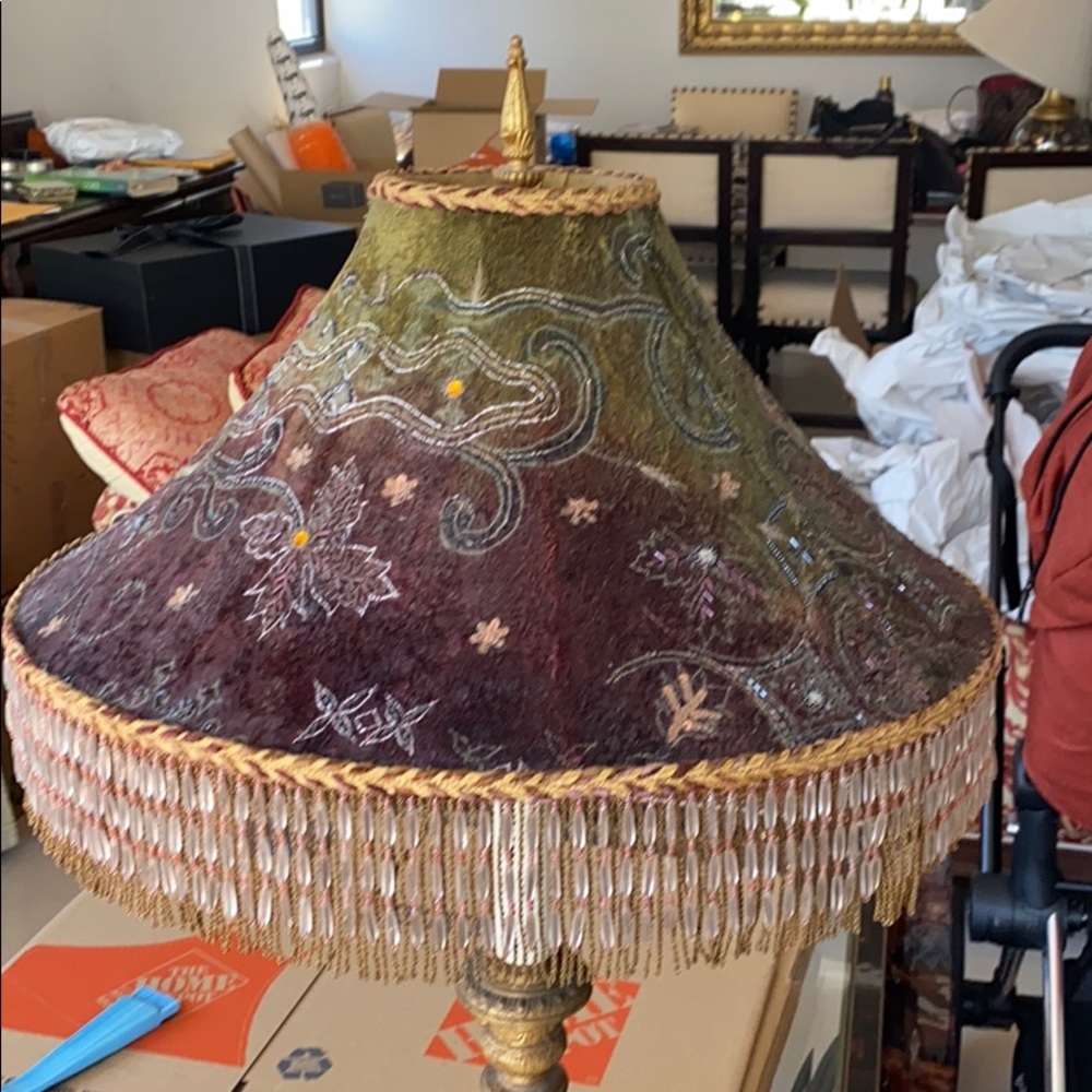 Antique Gold Lamp